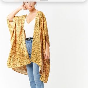 Ditsy Floral Print Kimono